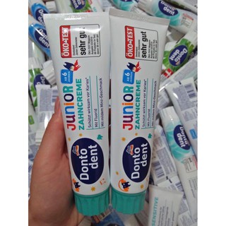 KEM ĐÁNH RĂNG DONTODENT JUNIOR CHO BÉ TỪ 6 TUỔI TRỞ LÊN ( của DM)