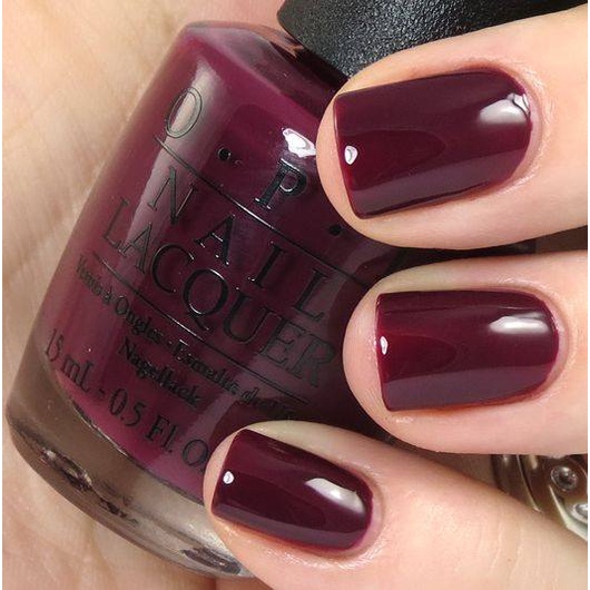 Sơn Móng Tay O.P.I  Màu Đỏ đô Sang Chảnh, Làm Đẹp cho Bàn tay, Nail Cao Cấp