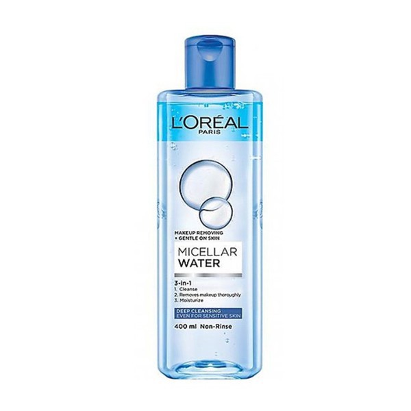 [Hàng Chính Hãng] Nước tẩy trang - Dầu tẩy trang Loreal - L'Oreal Paris 3-in-1 Micellar Water 400ml