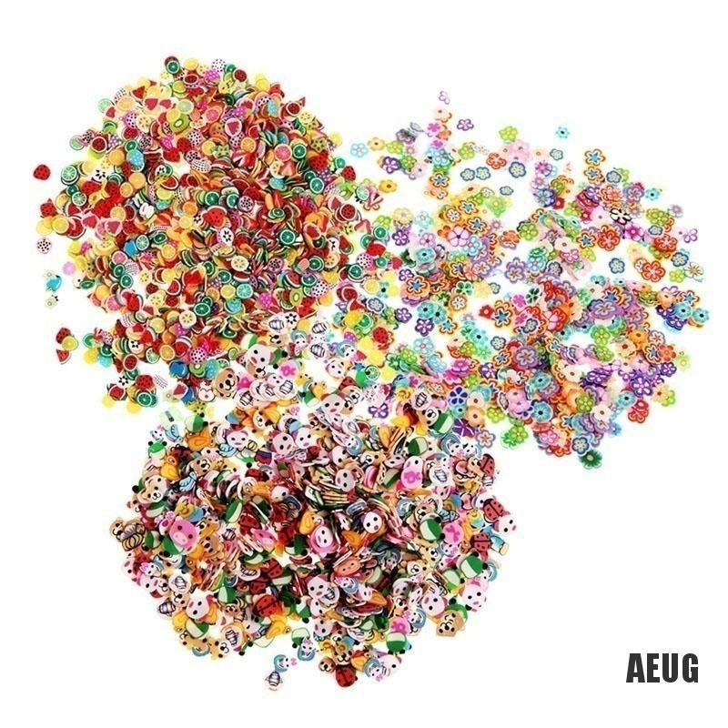 Set 100 sticker hình trái cây 3D trang trí móng nghệ thuật