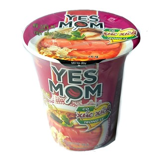 Hủ tiếu mì thịt bằm YesMom có xúc xich