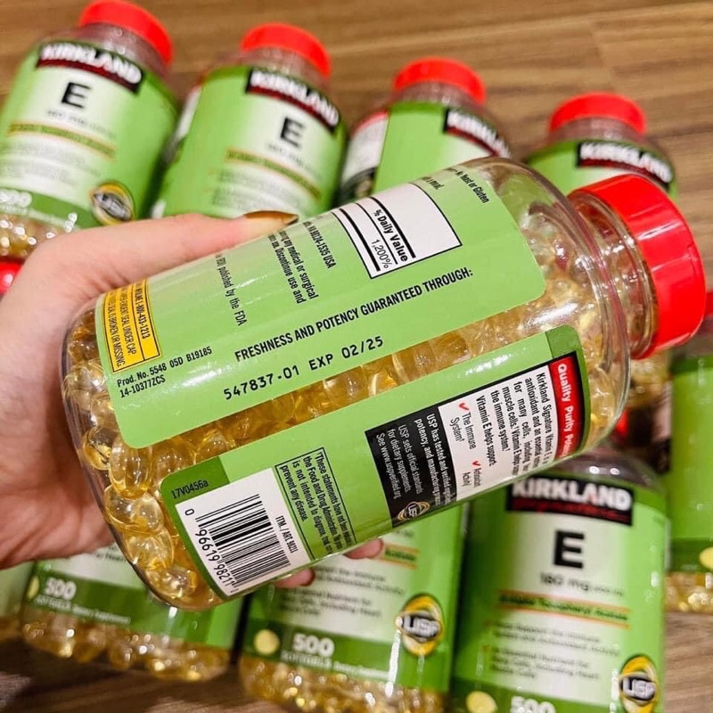 VITAMIN E 180MG  KIRKLAND 500 VIÊN