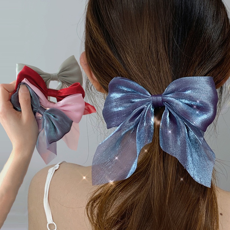 1 Kẹp Tóc Hình Nơ Dễ Thương Cho Nữ