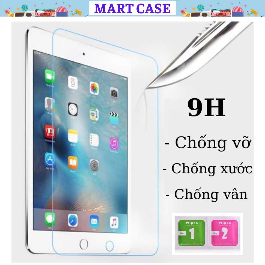 Cường lực ipad Chống va đập rơi vỡ cực tốt ipad gen 5/6/7/8/9/Air3/Air4...MART CASE