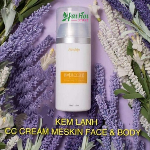 Kem Dưỡng Trắng Da , Kem Lạnh Trắng Da Body Toàn Thân MESKIN Hàn Quốc 110ml [ Chính - Hãng ]