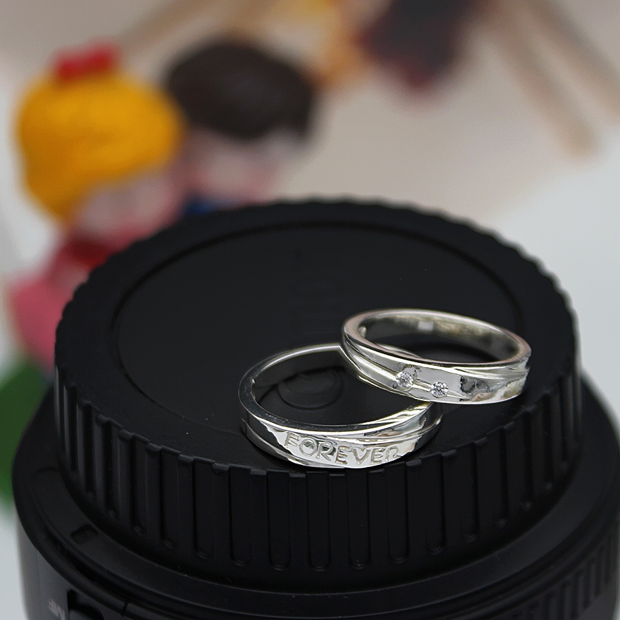 Nhẫn Đôi Bạc - Say Đắm - BẠC HIỂU MINH NC462