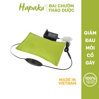 Gối Chườm Thảo Dược HAPAKU Kê Gáy Cổ, Chườm Đau Bụng Kinh