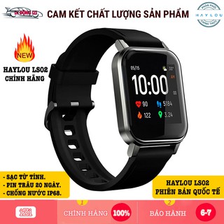Đồng Hồ Thông Minh Haylou LS02 - Bản Quốc Tế - Thông Báo Tiếng Việt, Màn Đẹp, Pin Trâu 20 Ngày [CHÍNH HÃNG]