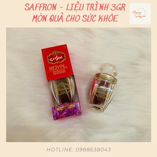 Saffron Tây Á - Nhuỵ hoa nghệ tây - Saffron Bahraman loại 3gr Super Negin - Nhập khẩu chính hãng Iran