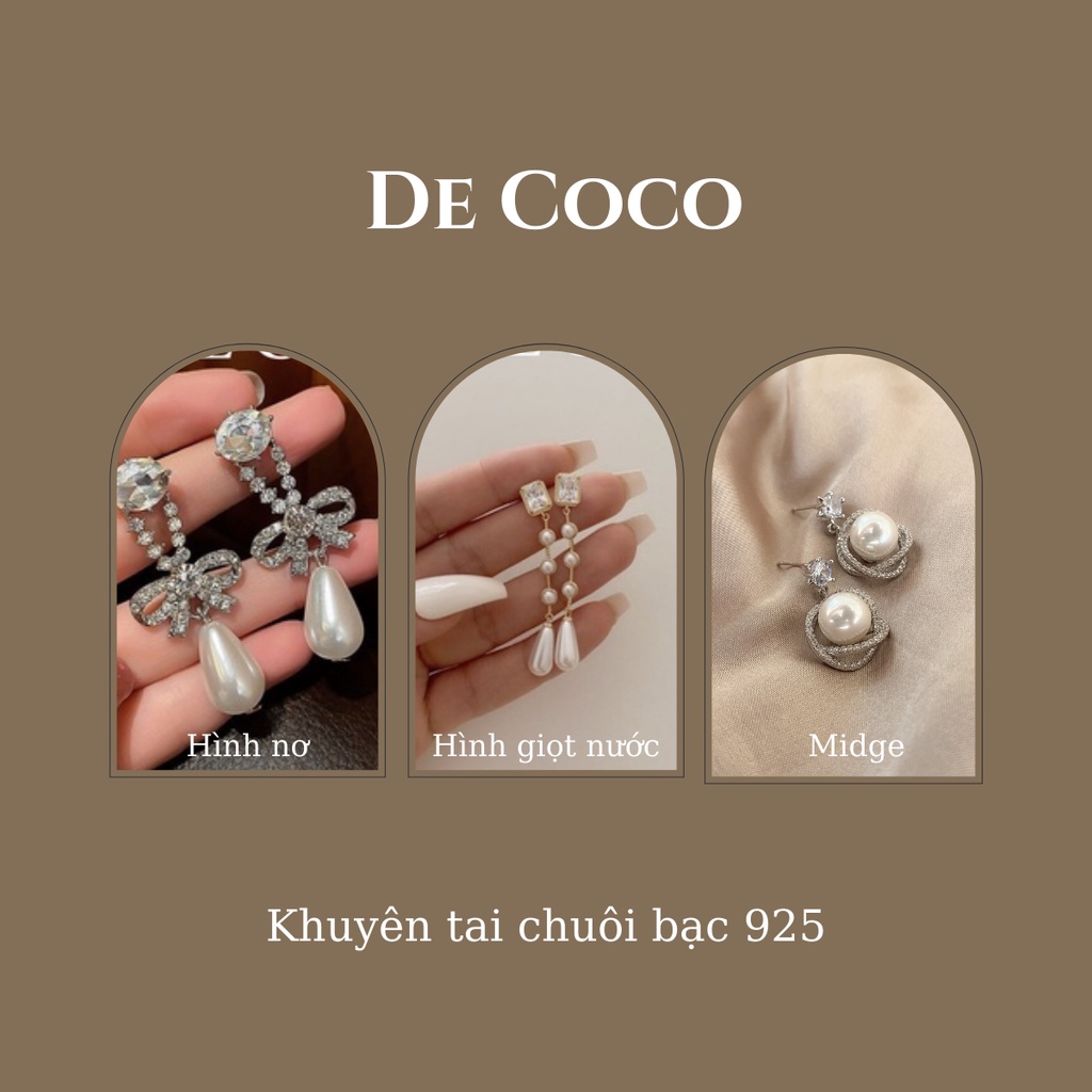 Khuyên tai vintage White Princess decoco.accessories