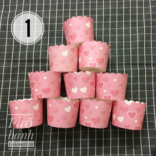 Khuôn cupcake giấy cứng lốc 10c