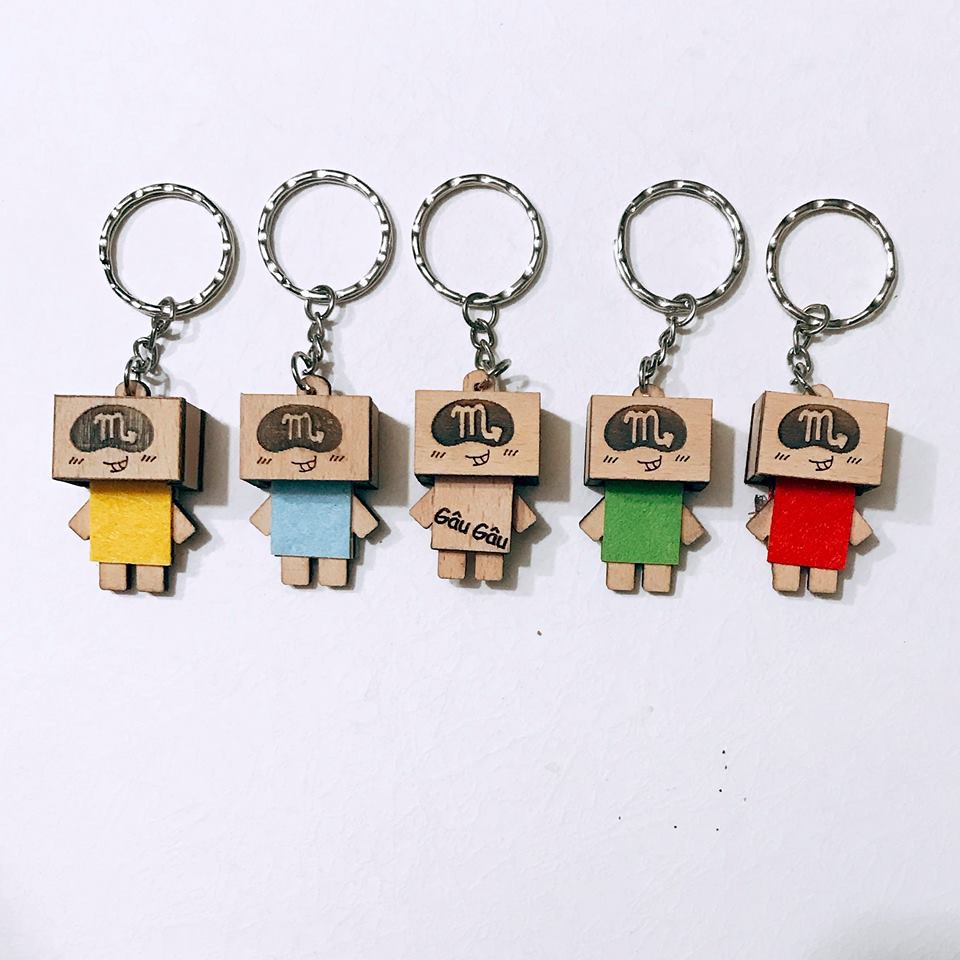 (Combo 50c) Móc Khóa Danbo Cung Hoàng Đạo