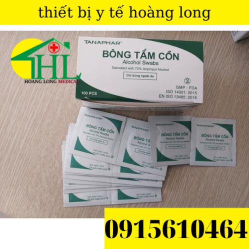 Bông Tẩm Cồn Tiệt Trùng Alcohol Pads [Hộp 100 Miếng]