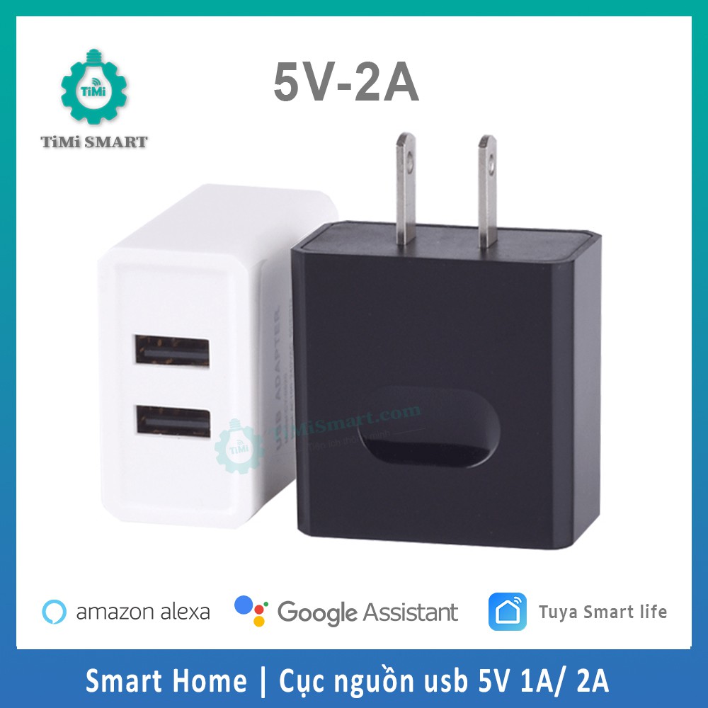 Nguồn 5V-1A/2A  Sử dụng cho Tuya S06 S08 - Zigbee Gateway