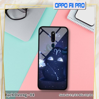 Ốp lưng kính 3D OPPO F11 Pro cung hoàng đạo