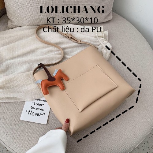 Túi Đeo Chéo , Đeo Vai Da Cỡ Lớn Thời Trang Cho Nữ TX057