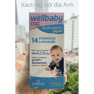 Wellbaby 14 vtm và khoáng cho bé