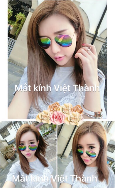 Kính mát nam nữ phi công đủ màu