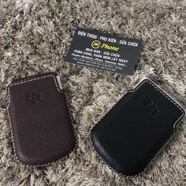 Bao da khâu tay Blackberry 9700/9780