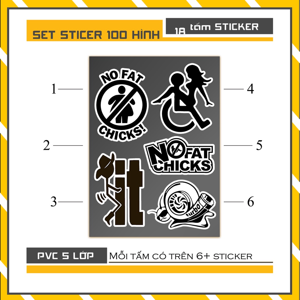 Sticker Funny Dán Mũ Bảo Hiểm | STK 201 | Hình Dán Chất Liệu Decal Chống Nước Cắt Sẵn Tại Azsticker