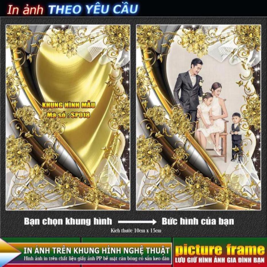 [IN ẢNH THEO YÊU CẦU] - lồng ghép ảnh vào khung hình nghệ thuật. Kích thước 10x15cm.