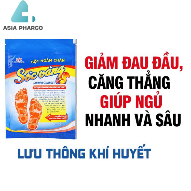 BỘT NGÂM CHÂN SÓC VÀNG (200g) - Hỗ trợ lưu thông khí huyết.