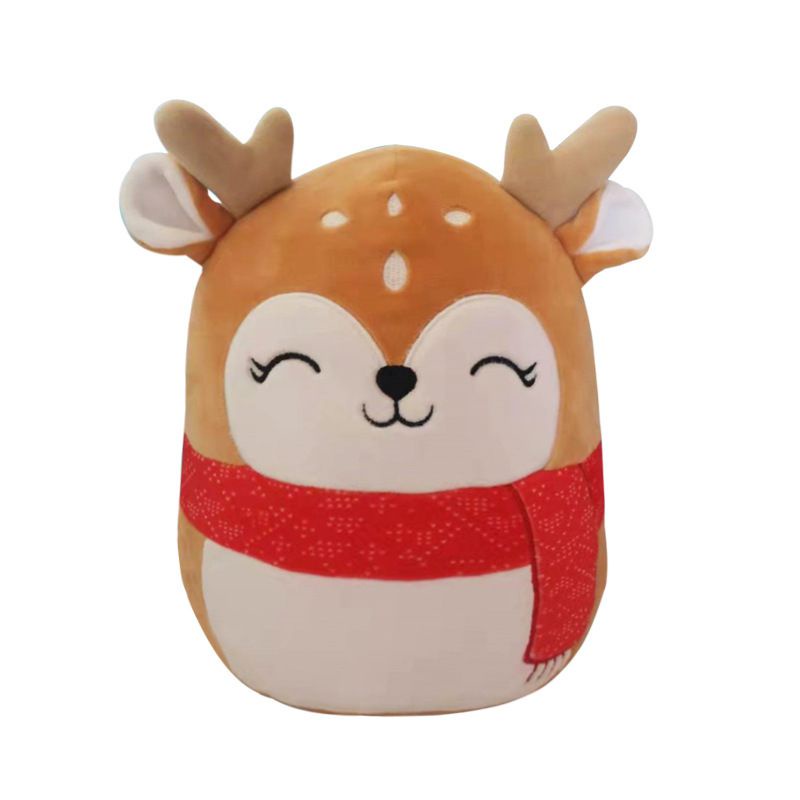 Kids lovely Squishmallow Plush Toy Xmas Santa Claus Stuffed Animal Doll Birthday Gift