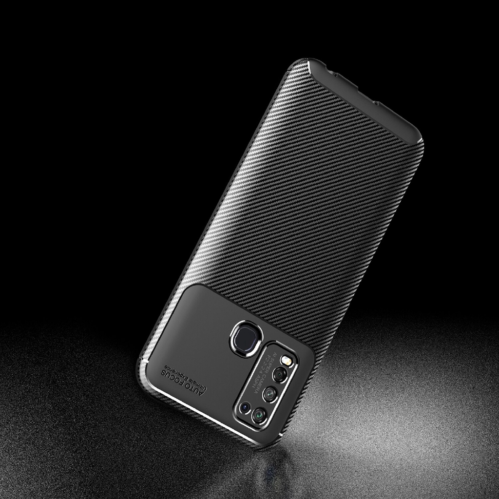Ốp điện thoại chống sốc sợi carbon sang trọng cho VIVO Y50