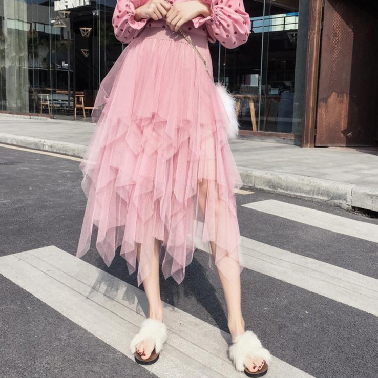 Chân Váy Voan Dài 3 Màu Chất Sợi Lưới Cao Cấp Freeship,Váy Voan Công Chúa Cạp Chun Sinh Viên Mới Có Ảnh Thật Kèm Video | BigBuy360 - bigbuy360.vn