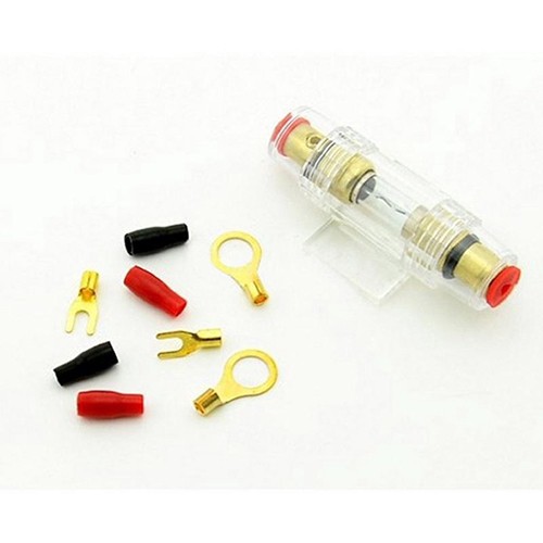 Dây Cáp Giá Đỡ Cầu Chì Khuếch Đại Âm Thanh Cho Xe Hơi 1500W 8GA