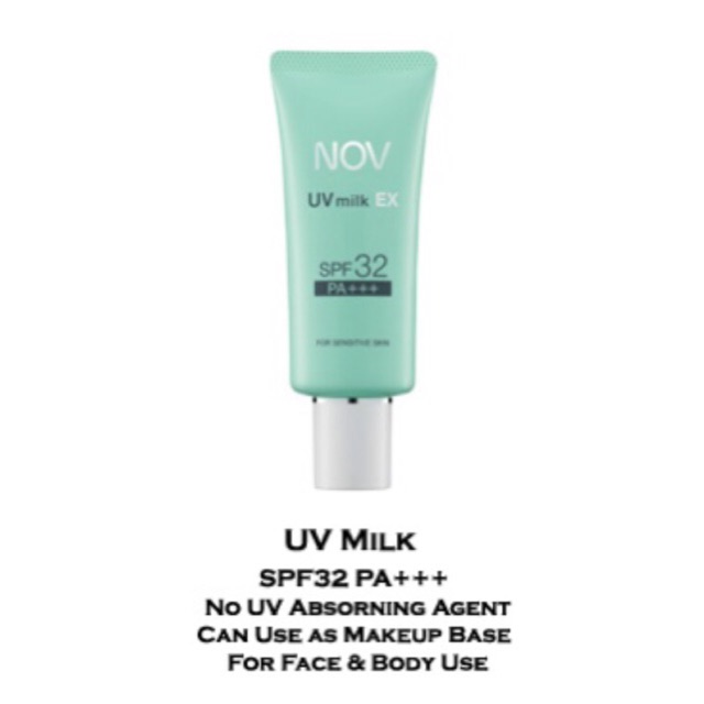 Kem chống nắng Nov uv milk ex spf 32