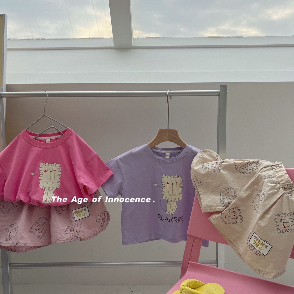 Hàng Mới Về Áo Thun Cotton Tay Ngắn Phong Cách Hàn Nhật Mới Cho Bé Gái