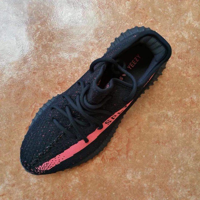 giày thể thao sneaker yeezy boost v2 350 đen vạch đỏ | BigBuy360 - bigbuy360.vn