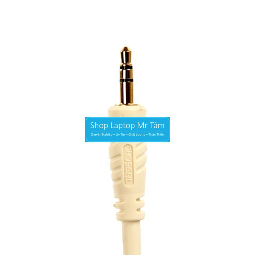 Cáp loa 1 đầu đực ra 2 bông sen jack 3.5mm dài 1,8M, 3M, 5M, 10M hiệu CHOSEAL loại tốt