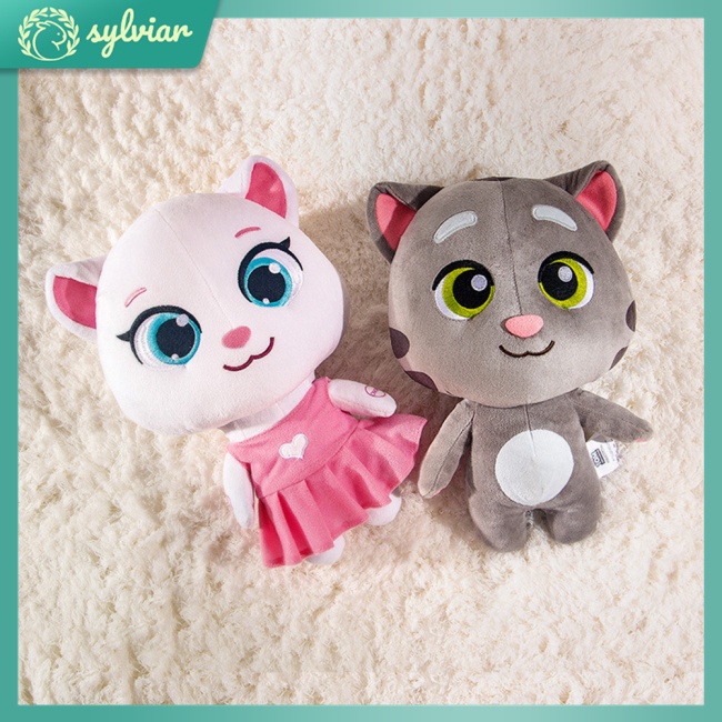 Thú Nhồi Bông Hình Mèo Tom Angela Phát Ra Giọng Nói Thông Minh 28cm