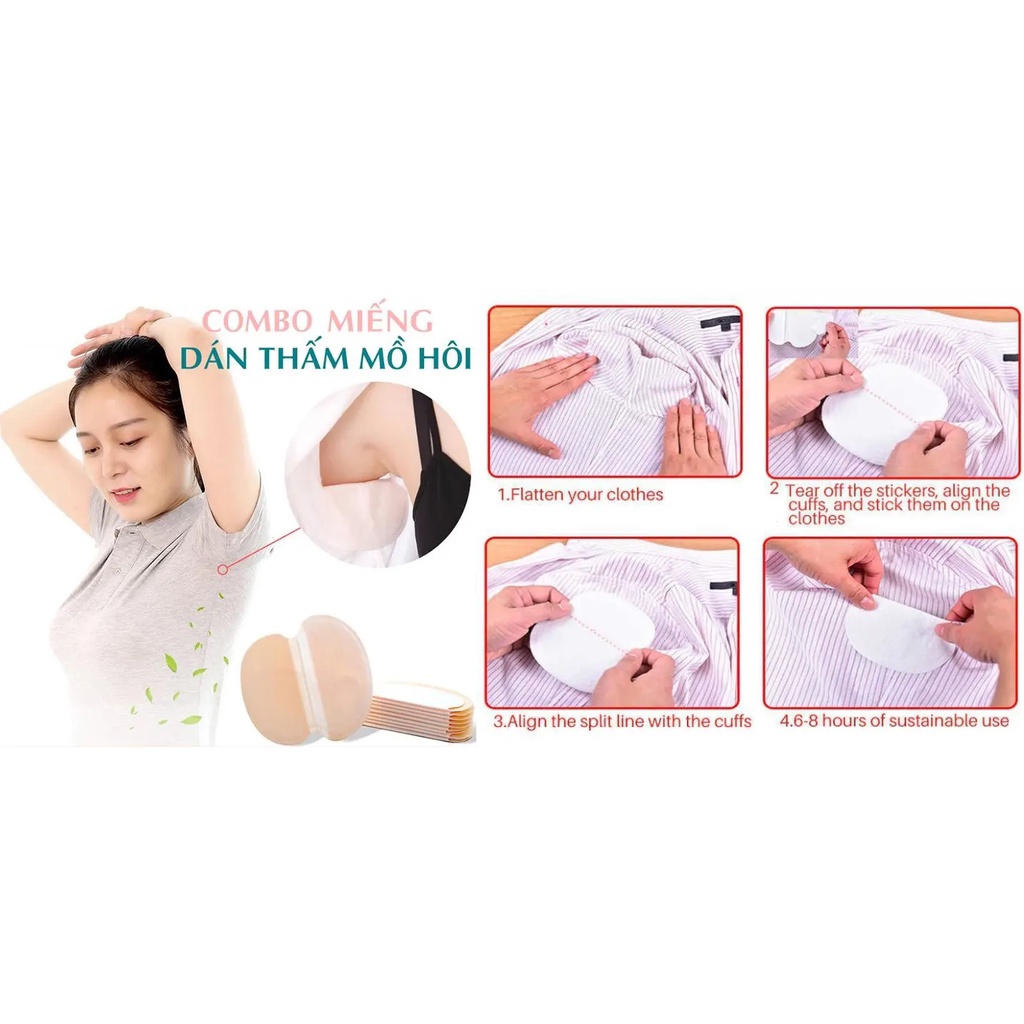 Miếng Dán Thấm Hút Mồ Hôi Nách Kyowa  hàng chuẩn Nhật - Kokubo