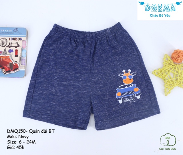 Quần đùi Dokma 100% cotton mềm mát BT