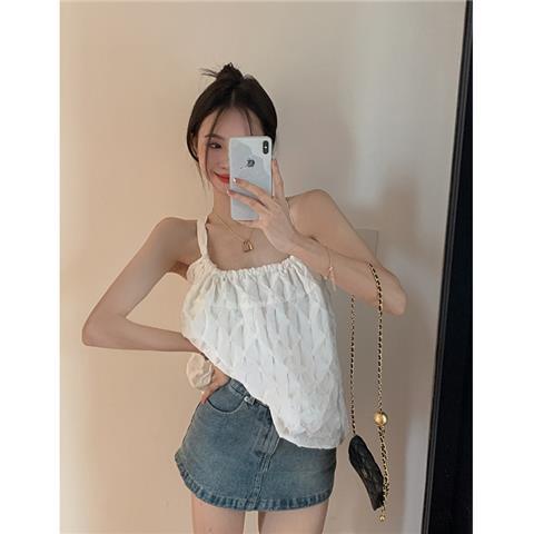 Áo Nữ Hai Dây Dáng Rộng Phong Cách Hàn Quốc Thời Trang Mùa Hè Hàng Mới