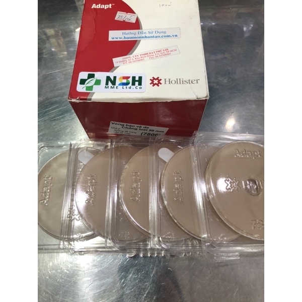 Vòng bảo vệ da chống loét 7805 7806 HOLLISTER đế dán hậu môn nhân tạo chống loét Hollister 7806/ 7805 Mỹ