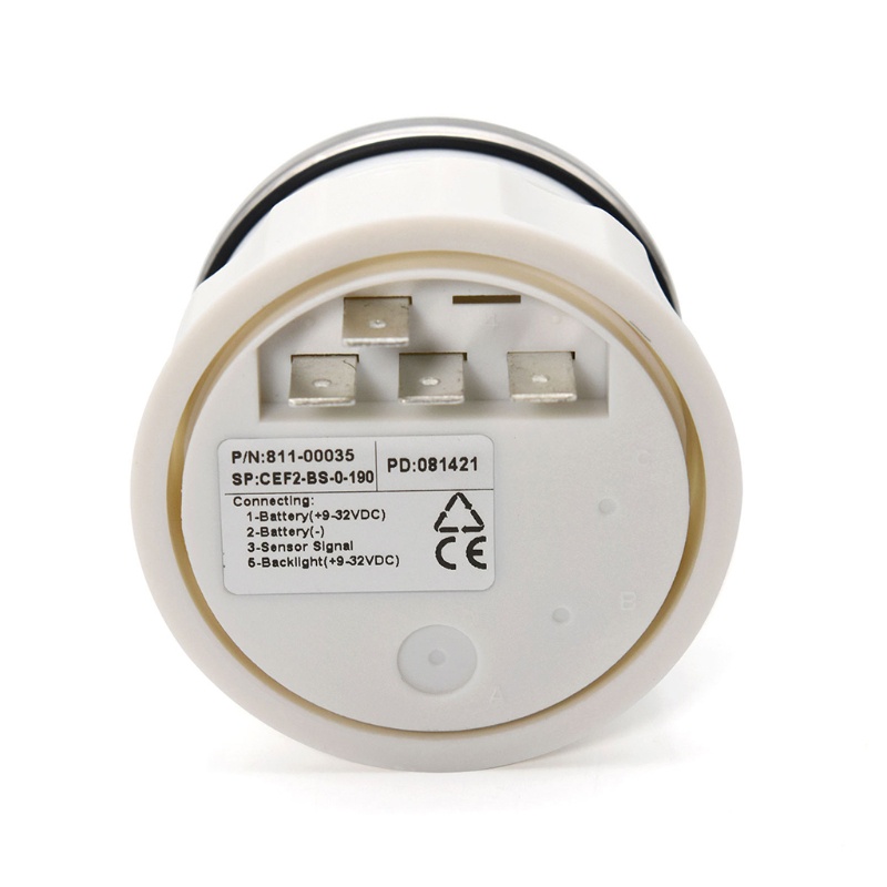 Đồng Hồ Đo Mức Nhiên Liệu Kỹ Thuật Số 52MM 12 / 24V Cho Xe Hơi / Tàu Thuyền