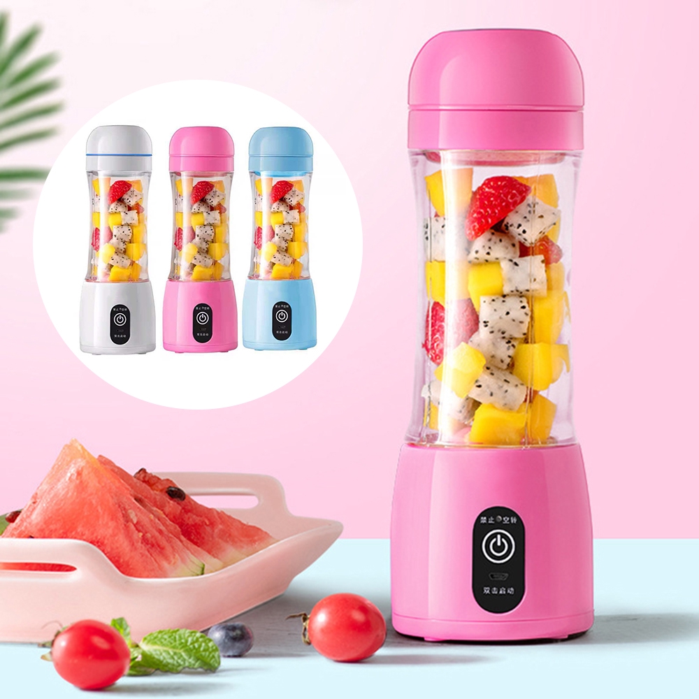 Máy Xay Sinh Tố Mini Cầm Tay 400ml 6 Cánh