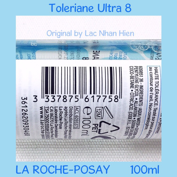 XỊT DƯỠNG LA ROCHE-POSAY PHỤC HỒI DA NHẠY CẢM VÀ DA RẤT NHẠY CẢM ❤ LA ROCHE-POSAY TOLERIANE ULTRA 8