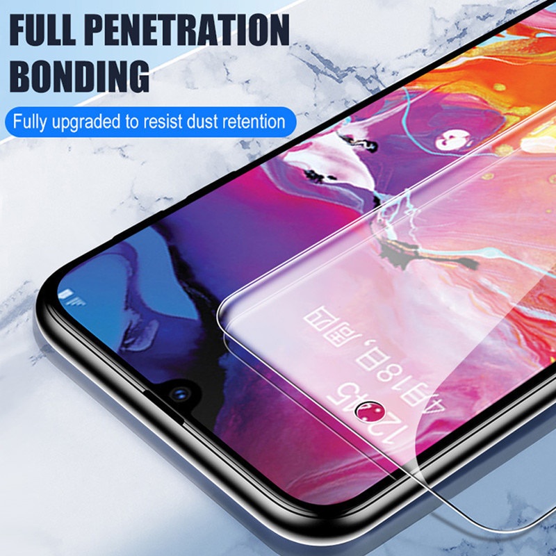 Set 3 kính cường lực 9h bảo vệ màn hình cho Samsung A10S J4 CORE M10 M20 A50 A10S M31S m51 m21 Galaxy M31 m11