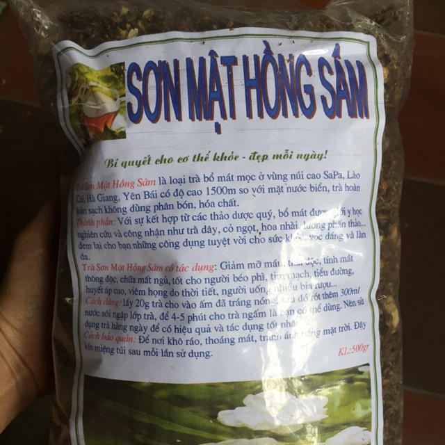 1kg Trà sơn mật Hồng Sâm (có nguồn gốc rõ ràng)