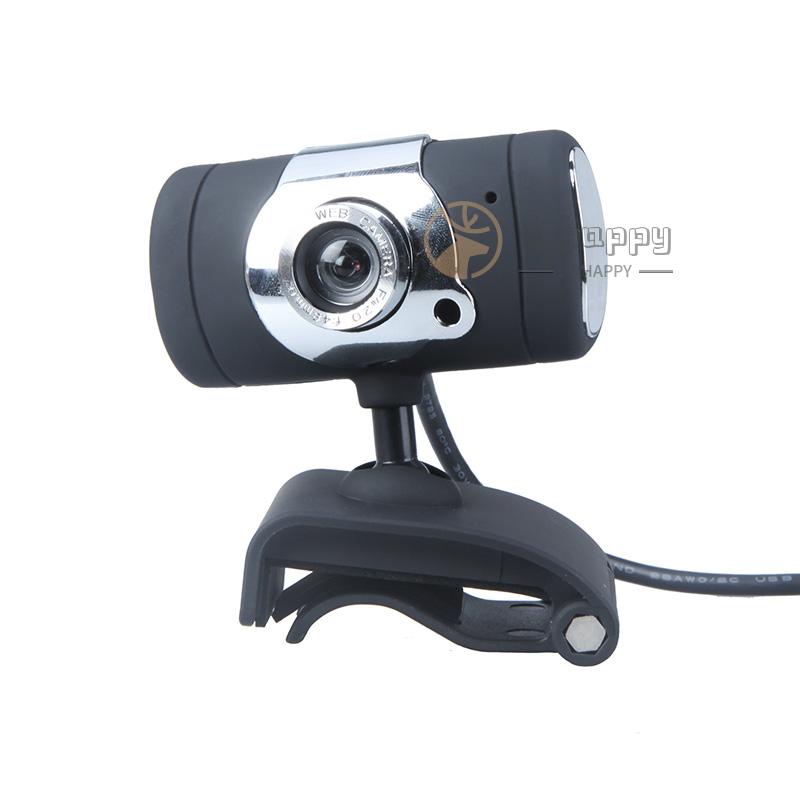 Webcam Usb 2.0 0.3 Million Pixels Hd Tích Hợp Micro Cho Máy Tính / Laptop Đen | BigBuy360 - bigbuy360.vn