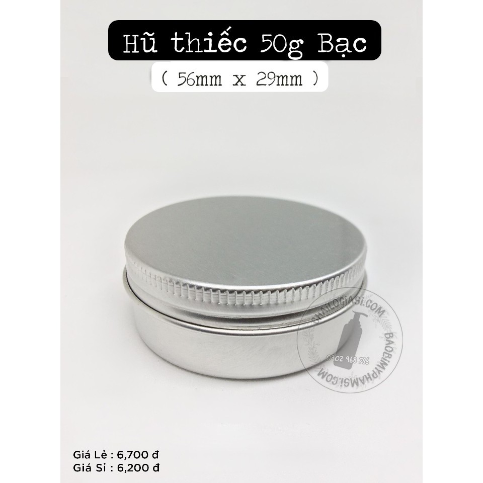 COMBO HŨ THIẾC 50G
