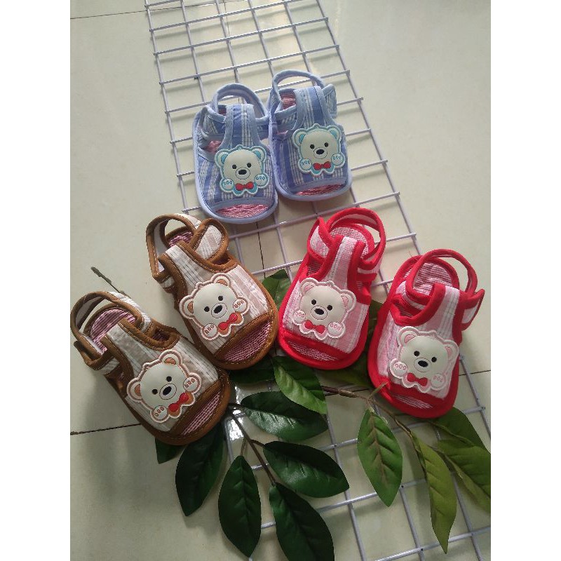 Giày tập đi đế vải chống trượt cho bé từ 5_12 tháng