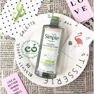 Nước tẩy trang Simple Kind to Skin Micellar Cleansing Water