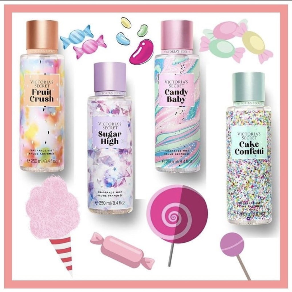 [Kẹo Ngọt] Xịt Thơm Toàn Thân Nước Hoa Body Mist Victoria Secret Hương Kẹo Ngọt Dành Cho Nữ 50ml | Thế Giới Skin Care