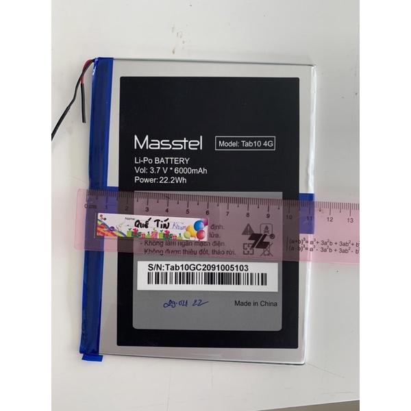 Pin Masstel Tab 10 4G / Tab 10 EDU chính hãng mới 100%